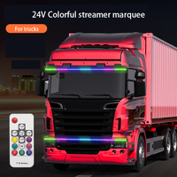 Nouvelles Bandes LED 24V Personnalisables en Usine pour Hayon de Voiture, Lampe Flexible à Effet de Défilement, Tira De Luces Stroboscopique pour Fourgonnette et Camion