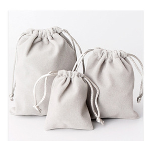 Pochette d'emballage personnalisée en velours pour bijoux et accessoires, idéale pour boucles d'oreilles, colliers et bagues - Vente en gros - Product Image 5