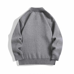 Một đơn giản và linh hoạt rắn màu dệt kim cardigan cho nam giới của mùa xuân, mùa thu và mùa đông 2025 xu hướng mới - Product Image 4