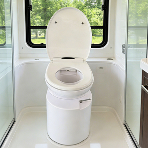 Toilette Intelligente Automatique Électrique pour VR, Structure en Deux Pièces avec Fonction de Broyage, Rotative et Étanche - Product Image 4