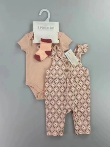 Tute e calzini di alta qualità per neonati tute e calzini per bambini 3 pezzi carino cartone animato vestito 0-18m per ragazzi e ragazze vestito morbido di cotone - Product Image 6