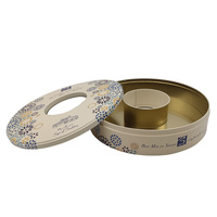 Fabricant d'emballages en métal personnalisés boîte en fer blanc boîte alimentaire de haute qualité pour anneau à biscuits boîtes en fer blanc pour aliments