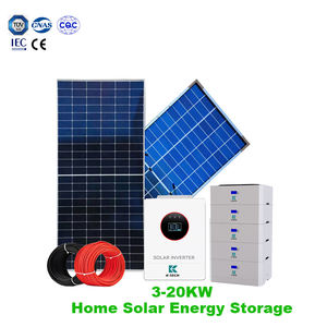 Sistem daya surya perumahan lengkap, Inverter hibrida 3/5/8/10/12kW dengan 5kWh 10kWh 15kWh baterai Lithium-ion - Product Image 2