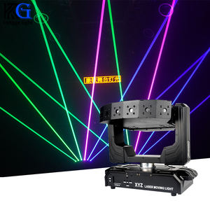 Nouveau rvb 6 <span class=keywords><strong>yeux</strong></span> XYZ faisceau de scène barre de Rotation infinie éclairage Laser fête mariage tête mobile lumière Laser pour DJ Disco - Product Image 1