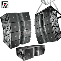 Système audio professionnel extérieur pour grand concert, DJ, avec enceintes line array doubles de 15 pouces, stéréo, 3000W, étanches, JBLS VTX-V25 8 Ohm
