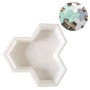 Walking Path Maker Kerbstone Floor Paver Cement Brick Block Mold ABS Plastic Concrete Paving Mould