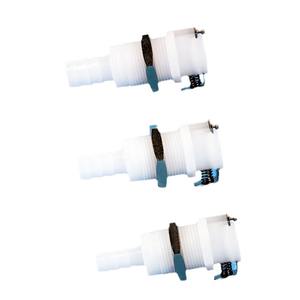 Válvula de Compuerta de Placa Pasante Roscada Jiyou Serie L 11/16-24UNEF con Asiento Hembra de Plástico POM y Acoplamiento Rápido Tipo Pagoda - Product Image 5