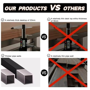 Tối giản schreibtische Chất lượng cao nghiên cứu Bảng Hai người máy trạm đơn giản hiện đại nội thất văn phòng máy tính họp bàn - Product Image 3