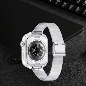 Correa de Reloj Inteligente Deportiva Ultra 2024, Acero Inoxidable Milanesa, Nuevo Estilo, 20mm 45mm 44mm 46mm, Correas Transpirables - Product Image 4