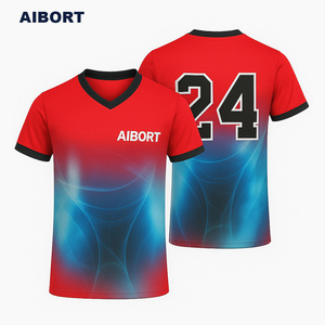 Camiseta de Fútbol Personalizada Aolan de Secado Rápido, Transpirable, con Malla Elástica y Moldeadora para Equipos Amateur - Product Image 2