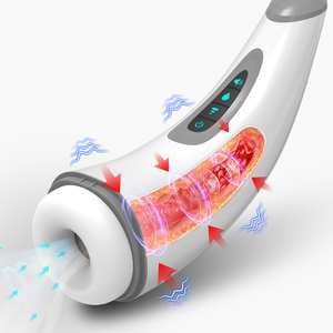 7 modes de vibration doux et appropriés mâle Stroker succion poussée rotatif masturbateur masculin automatique - Product Image 1