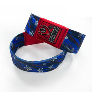Bracelet en tissu rfid personnalisé bracelet en tissu élastique nfc pour le contrôle d'accès et le paiement d'événements - Product Image 5