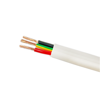 Kabel Flat TPS Twin Earth Berisolasi PVC V-90 2 Inti 3 Inti 1MM 2.5MM Tembaga Terlilit Bersertifikasi SAA untuk Kabel Listrik Bangunan