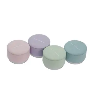 Promozionale Macaron Rotonda di Colore del Tubo Del Cilindro Box Per Piccoli Gioielli