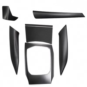 BMW M4 G82 M3 G80 G42 G22 G20 G26용 카본 센터 콘솔 계기판 에어 아울렛 패널 내부 트림 키트 스티커 - Product Image 5