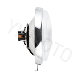 Ensemble de phares halogènes YHMOTO 140 mm, compatible avec les cyclomoteurs Simson S50 S51 S70 S53, phare avant. - Product Image 4