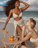 Fabricant de maillots de bain de premier plan, maillot de bain sur mesure grande taille XXL, bikini sexy avec cache-maillot assorti