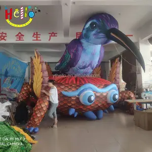 充气蓝鸟充气螃蟹充气吉祥物气球