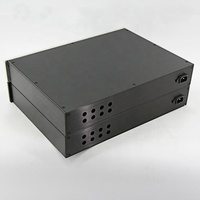 BRZHIFI Audio Professionnel Boîtier En Aluminium Élégant De Haute Qualité Préamplificateur Châssis BRICOLAGE Personnalisé Hifi Enceinte