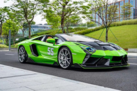 Kit carrosserie en fibre de carbone pour Lamborghini LP700, style CMST, haute qualité, pare-chocs, jupes latérales, spoiler, capot moteur