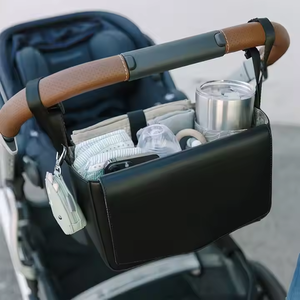 Bolsa <span class=keywords><strong>de</strong></span> accesorios <span class=keywords><strong>para</strong></span> cochecito <span class=keywords><strong>de</strong></span> cuero vegano Premium, organizador <span class=keywords><strong>de</strong></span> cochecito <span class=keywords><strong>de</strong></span> bebé <span class=keywords><strong>de</strong></span> PU con portavasos aislado, bolsa <span class=keywords><strong>para</strong></span> cochecito <span class=keywords><strong>de</strong></span> bebé - Product Image 3
