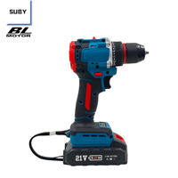 Perceuse au lithium sans fil SUBY, moteur sans balais, équipée de 2 batteries 21V, chargeur rapide, prend en charge OEM et ODM