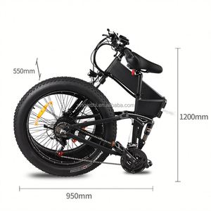 Ridstar H20 1000W จักรยานไฟฟ้าพับได้สำหรับผู้ใหญ่, จักรยานไฟฟ้าแบตเตอรี่ลิเธียมสำหรับจักรยานเสือภูเขากลางแจ้งชายหาด - Product Image 2