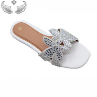 Sandales plates pour femmes, tendance, été, logo personnalisé, emballage, légères, loisirs, vente en gros, respirantes, durables