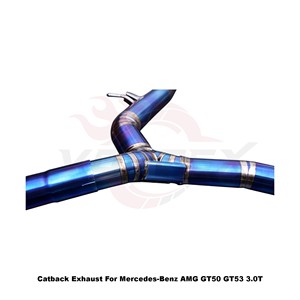 Vortex Racing-Spec Gradient Ti Header-<b>Back</b> Setup For Mercedes-Benz AMG GT50 GT53 3.0T 2019-2024 Tuning - Product Image 6