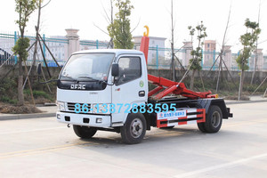 Dongfeng 5cbm 3-5t 4*2 Hook Lift Lixo e Caminhões de Limpeza à venda
