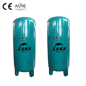ZAKF Factory wholesale stock customized Gallon horizontal steel air storage tank air pressure tank air compressor receiver tank