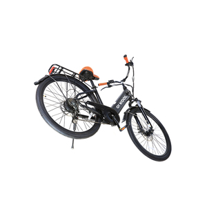 Vélo électrique urbain avec moteur de moyeu arrière, autonomie de 40 km, Vietnam JUNFU BC15, roue de 27,5 pouces, 7 vitesses, cadre en acier, moteur 250W-500W - Product Image 4
