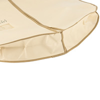 Costume de luxe personnalisé robe robe de mariée jaquette en toile avec poignée fermeture éclair sacs de vêtements en vrac blancs