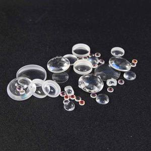 Lente Esférica <span class=keywords><strong>Plano</strong></span> Convexa de Vidrio Óptico BK7 de Diámetro Personalizado de Fábrica de 8 mm y 10 mm - Product Image 1