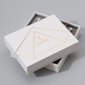 Caja de Cartón Reciclada con Logotipo de Marca Impreso Personalizado, Caja de Papel con Tapa y Base con Estampado en Lámina Dorada para Productos de Belleza y Cuidado de la Piel - Product Image 6