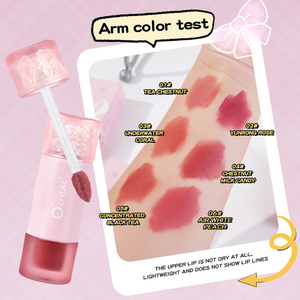 Lip Mud Mousse Velvet Matte Lipstick Larga duración Cheek Blush Lipstick Nude Lip Mud - Product Image 6