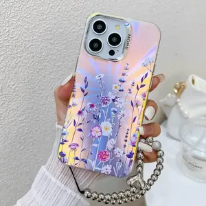 เคสโทรศัพท์หรูหราพร้อมสายคล้อง สำหรับ <span class=keywords><strong>iPhone</strong></span> 17 Pro Max 16 <span class=keywords><strong>Plus</strong></span> อุปกรณ์เสริม 17Air ป้องกันการกระแทก ลายดอกไม้ ฝาหลังสำหรับ <span class=keywords><strong>iPhone</strong></span> 15 Pro Max - Product Image 5