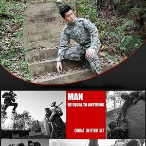 Wholesale <b>Men's</b> Tactical Uniform Set Shirt and <b>Pants</b> Sets CP <b>Camo</b> Hunting CS Outdoor Training Jungle Suits - Product Image 6