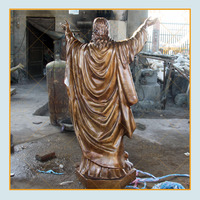 Deniers en Bronze professionnel, Sculpture originale en Bronze Christ, de jésus, Christ