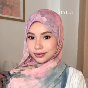 2026 Hot-Selling Custom Logo Muslim Breathable 4-Season Elegant Modest Female Print Modal Hijab - Product Image 1