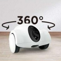 Smart Companion Robot pour animaux de compagnie peut vous permettre de voir, d'entendre, de jouer avec et de traiter vos animaux de compagnie en utilisant la connexion wifi APP gratuite