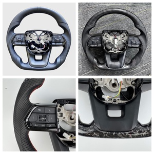 Volante Deportivo de Fibra de Carbono 3D de Cuero, Precio Bajo Directo de Fábrica, para <span class=keywords><strong>Toyota</strong></span> Hilux 21 - Product Image 1