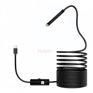 Vente flash ! Caméra <span class=keywords><strong>endoscopique</strong></span> industrielle portable haute définition 8 mm, adaptateur à objectif unique, outil de détection de canalisation pour <span class=keywords><strong>Apple</strong></span> IOS - Product Image 1