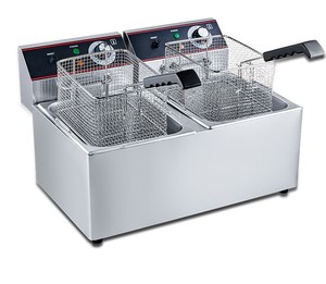 Friteuse électrique en acier inoxydable, neuve, en promotion, pour usage professionnel en restaurant (<span class=keywords><strong>poulet</strong></span> et hamburgers) - Product Image 3