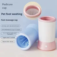 Lave-pattes automatique TongMao pour chiens et chats, modèle 0LX30, avec ABS + silicone doux au toucher pour toutes les saisons