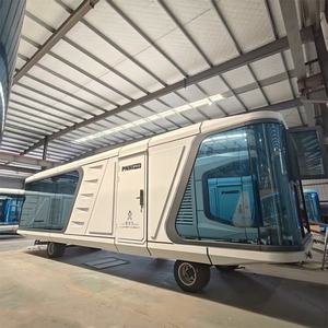 Meilleure vente moderne Space Capsule House Mur extérieur en verre trempé Option rentable pour l'<span class=keywords><strong>achat</strong></span> en gros dans les centres de villégiature - Product Image 1