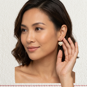Pendientes colgantes con forma de corazón y diamantes redondos para mujer, 1,31 quilates, engaste de púas, uso diario, plata de ley 925, joyería de moda - Product Image 3