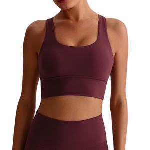 Reggiseno Sportivo Senza Cuciture in Nylon e Spandex con Imbottitura Rimovibile, Comodo per Yoga e Corsa, Abbigliamento Sportivo per Adulti - Product Image 5