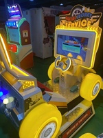 Machine de jeu d'arcade de course pour enfants à monnayeur, avec écran LCD HD, simulateur de conduite de voiture, pour centres de divertissement familial (FEC)