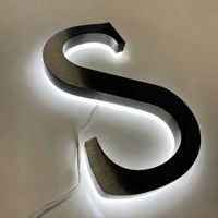Lettres en relief rétroéclairées par LED fournies directement par les usines chinoises, enseignes au néon personnalisées pour les entreprises, les centres commerciaux, les écoles, les hôpitaux, les mariages